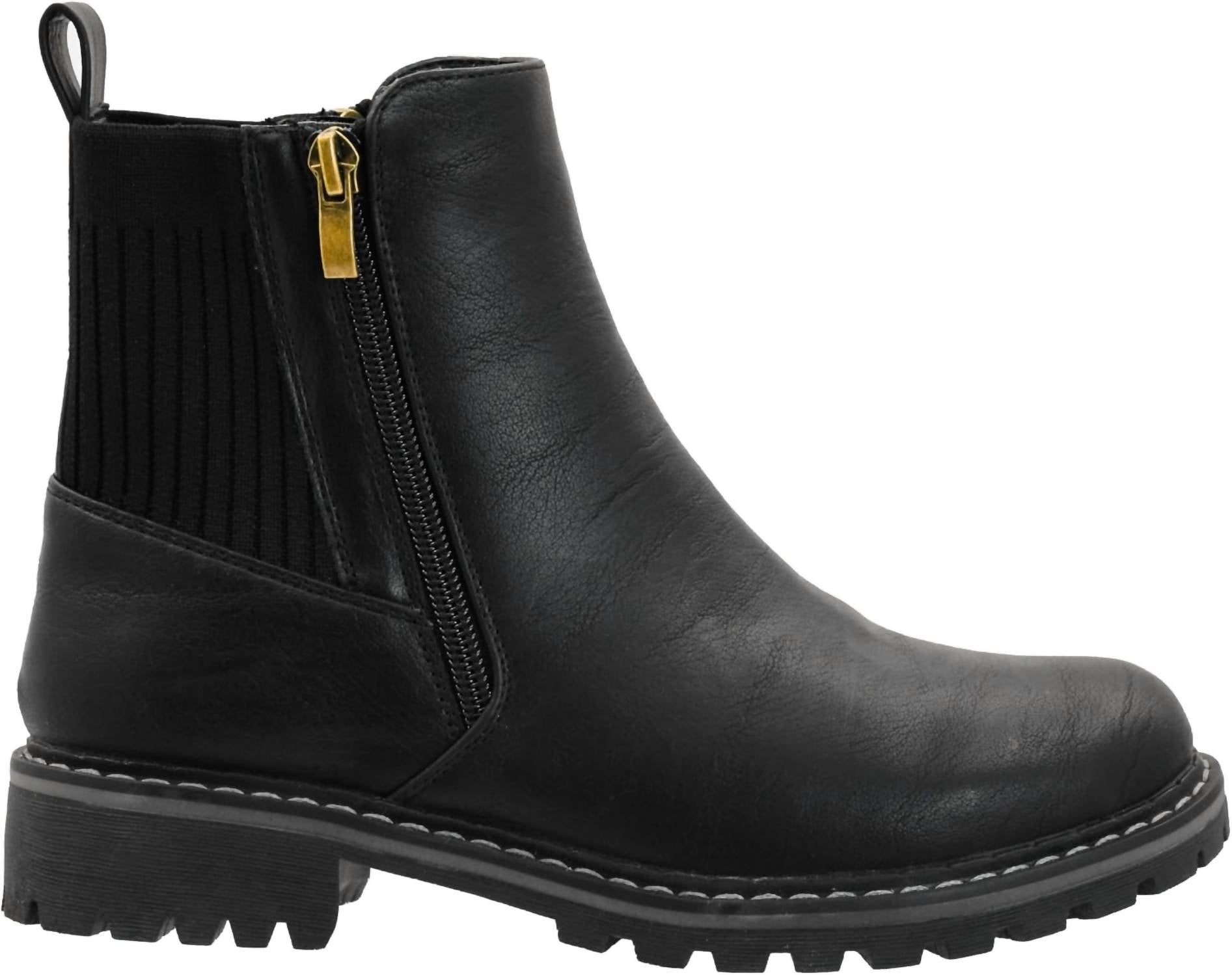 Corkys Footwear Women's Don't Be Difficult Zip Up Boot in black - women's shoe