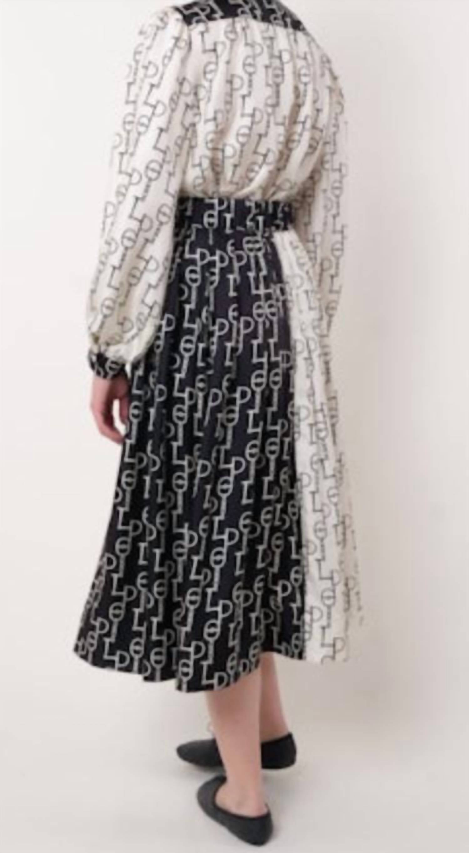 La Prestic Ouiston - Venise Midi Flared Skirt
