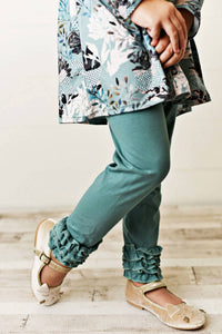 Adorable Sweetness - Girls Ruffle Legging Set
