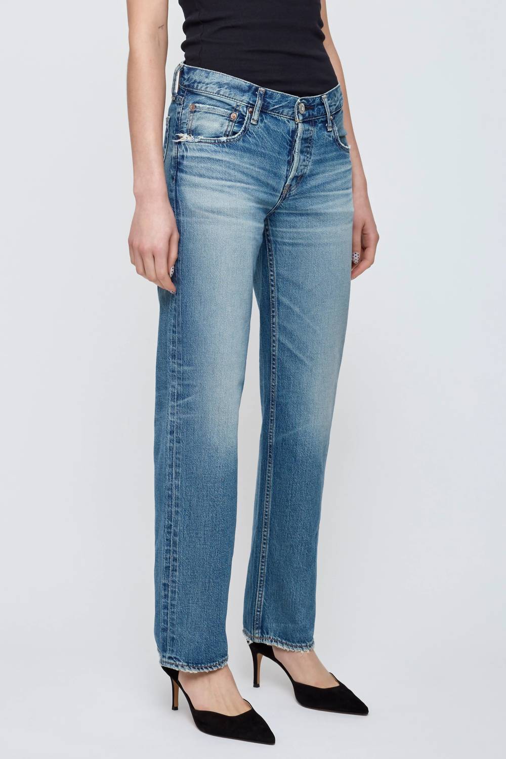 Moussy - Millsboro Straight Low Rise Jeans