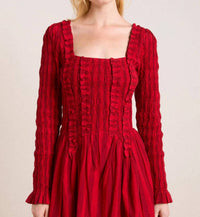 Damson Madder - Raphaela Mini Dress