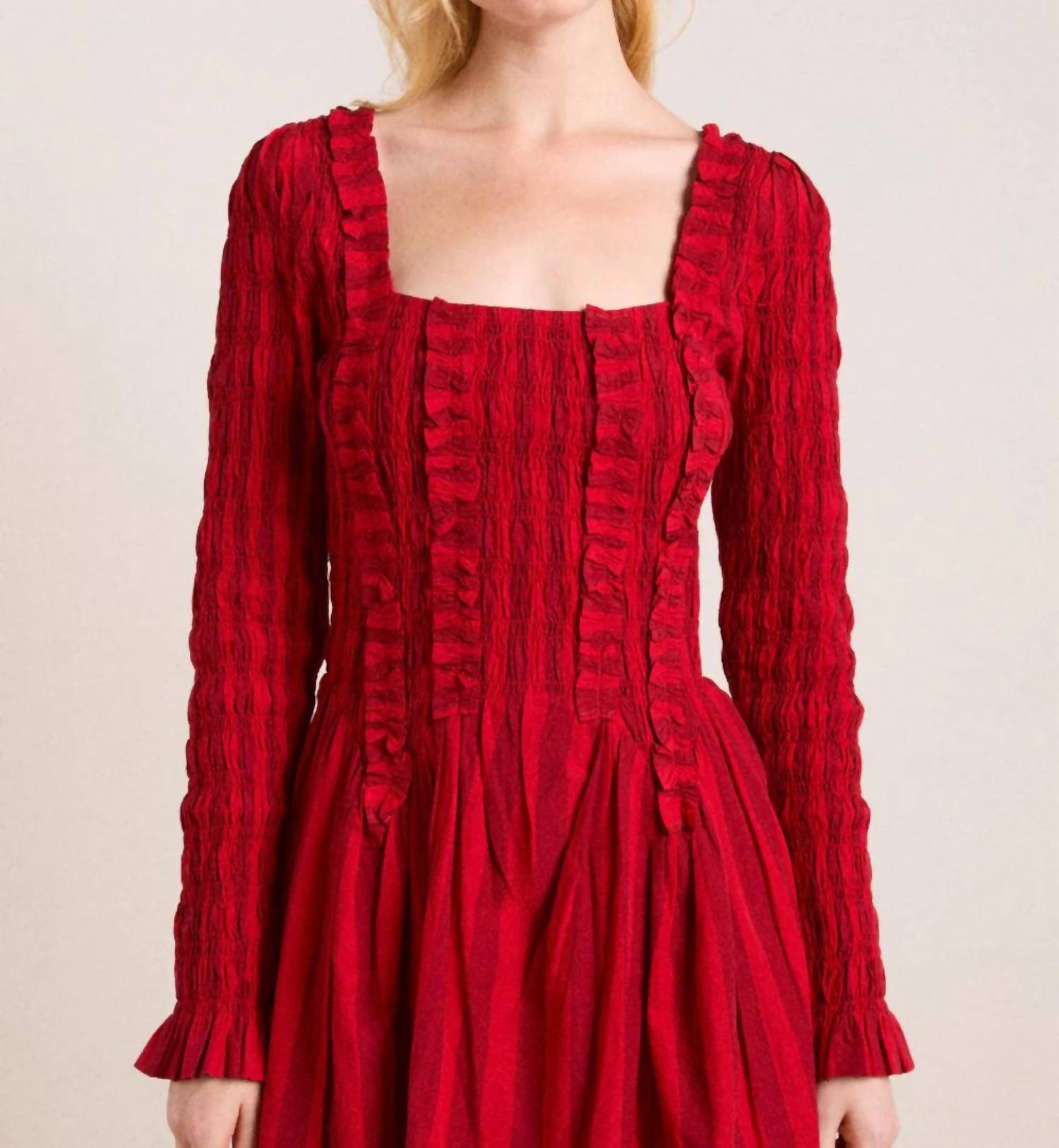 Damson Madder - Raphaela Mini Dress