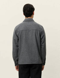 Les Deux - Layton Pinstripe Mouline Overshirt