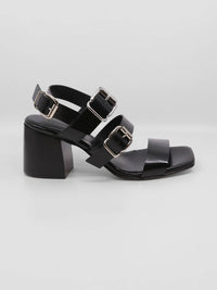 Laura Bellariva - Women's Abrasivato Three Strap Block Heel Sandal