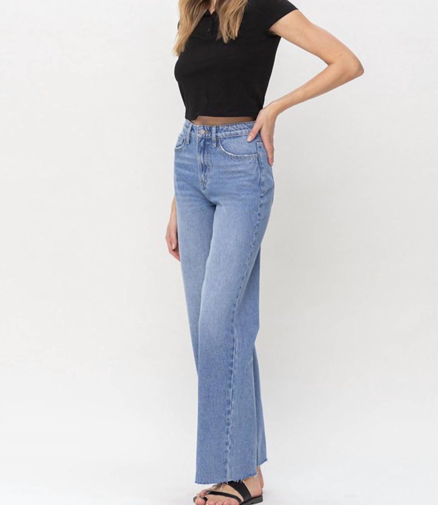 Vervet By Flying Monkey - 90's Vintage High Rise Loose Jeans