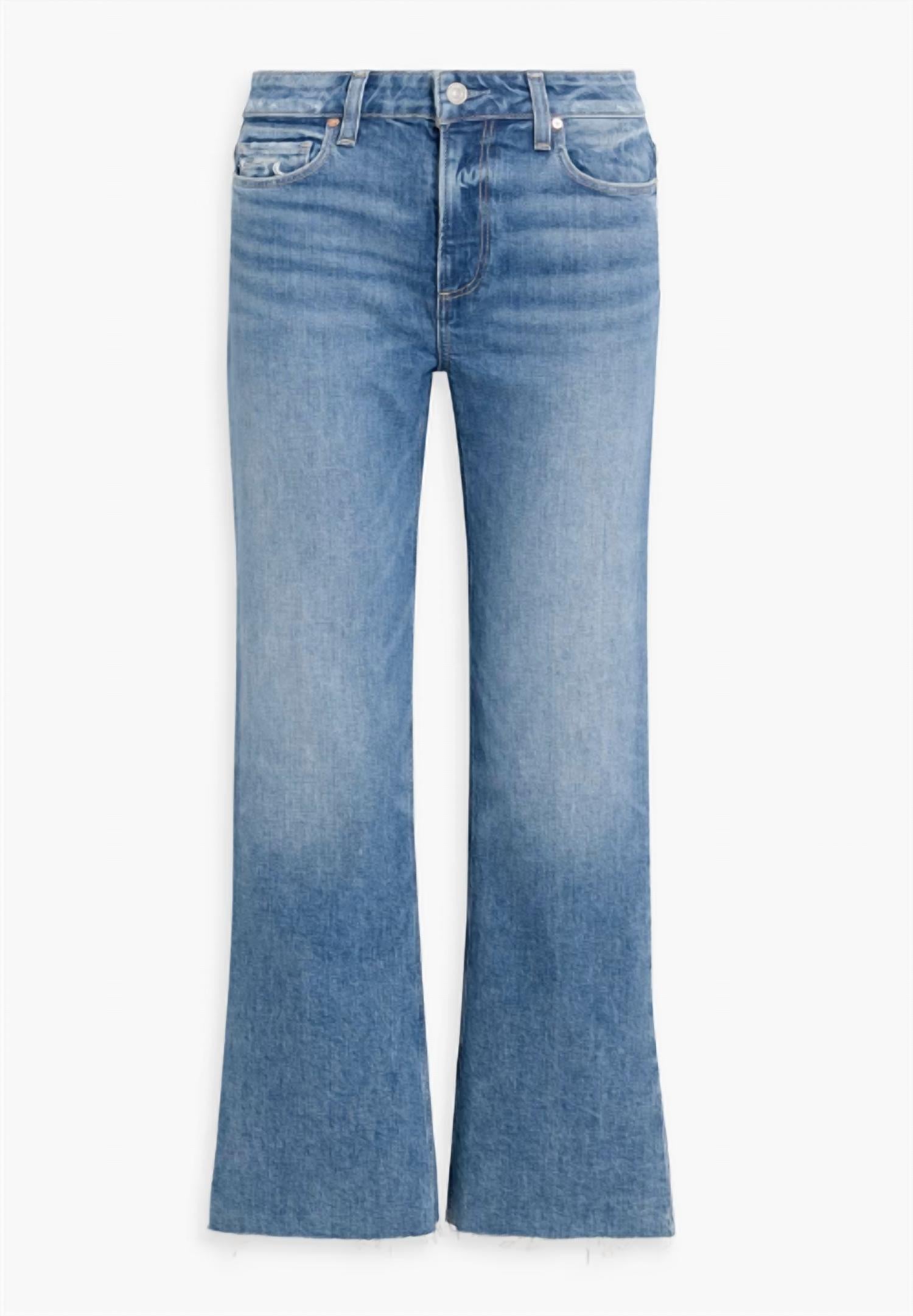 Paige Leenah Ankle Jeans in walk of fame - women's jeans - detail view