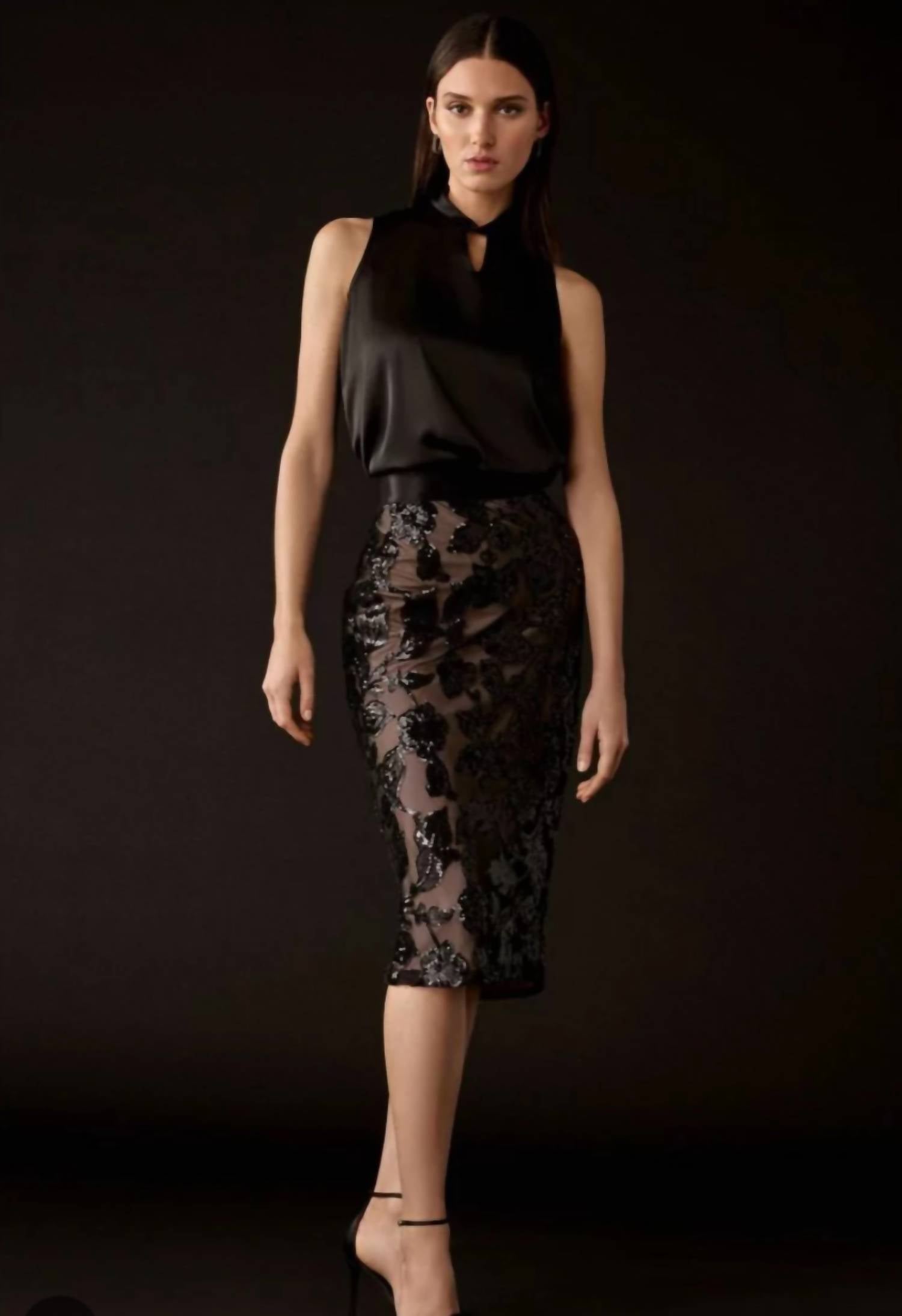Joseph Ribkoff - Sequins Skirt