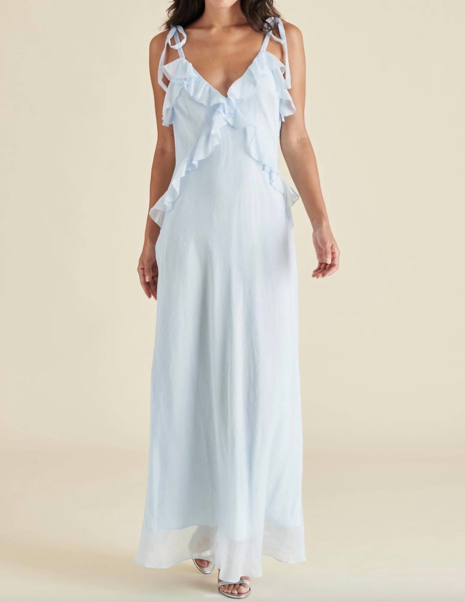 STEVE MADDEN Adalina Dress in sky blue - women's dress