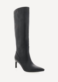 BiLLiNi Women's Huda Knee High Stiletto Boot in black - women's shoe
