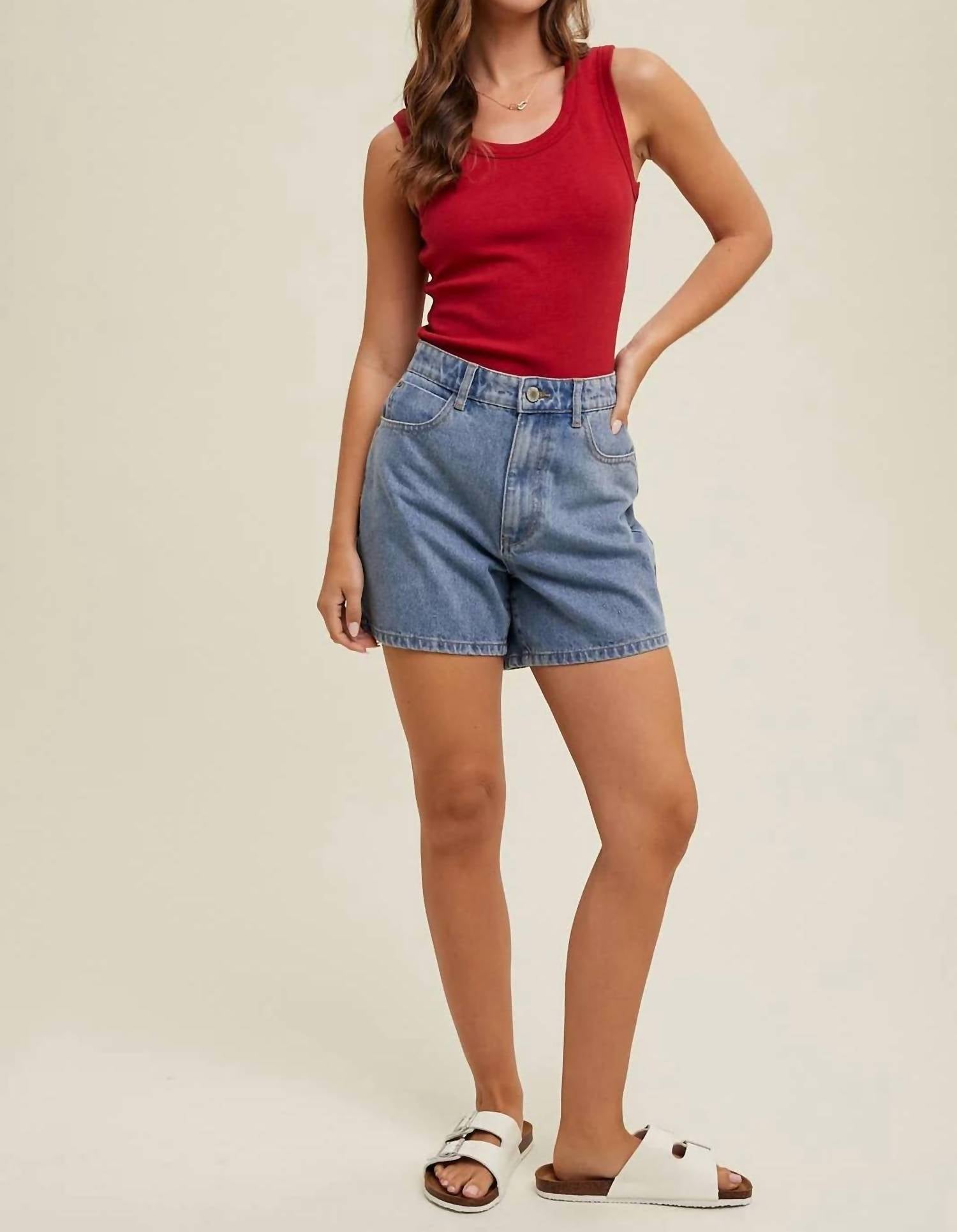 Wishlist - Penelope Denim Mom Shorts