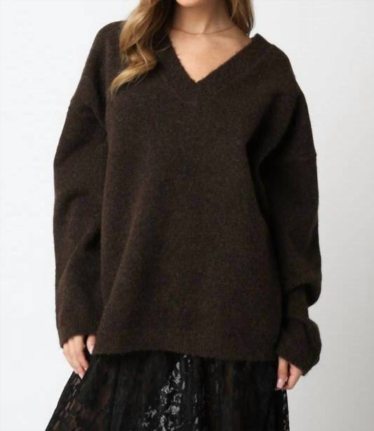 Olivaceous - Kinley Knit Sweater
