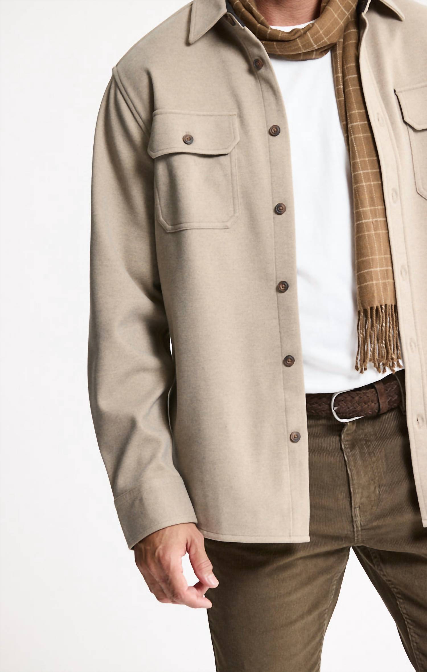 Jachs New York - Brushed Twill Overshirt