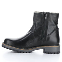 Bos. & Co. Women's Calib Faux Fur Boot in black leather - women's shoe - alternate view
