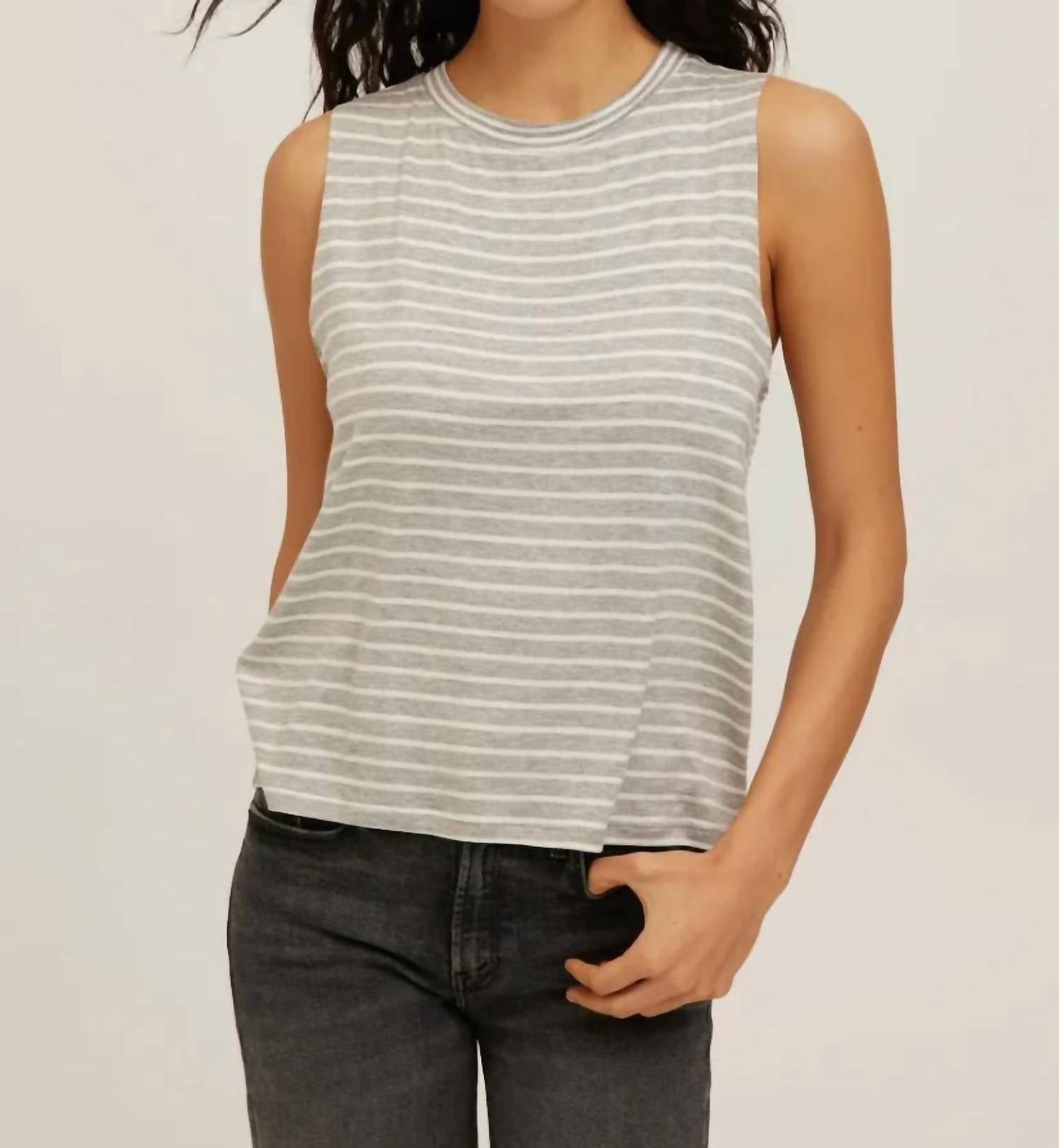 Project Social T - Extra Mixed Stripe Tank Top