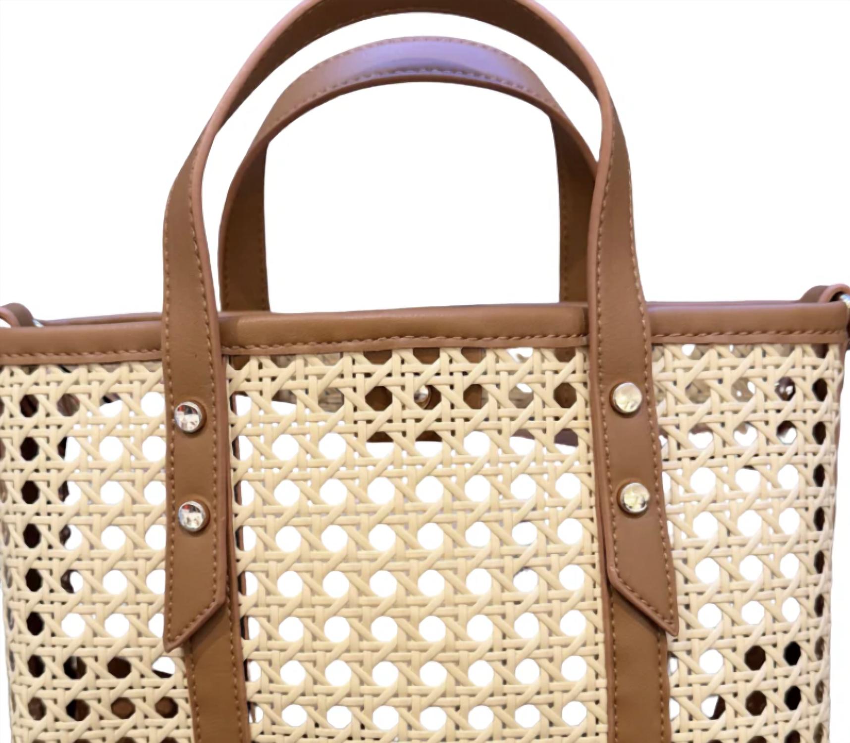 Bc Handbags - Women's Rattan Handbag