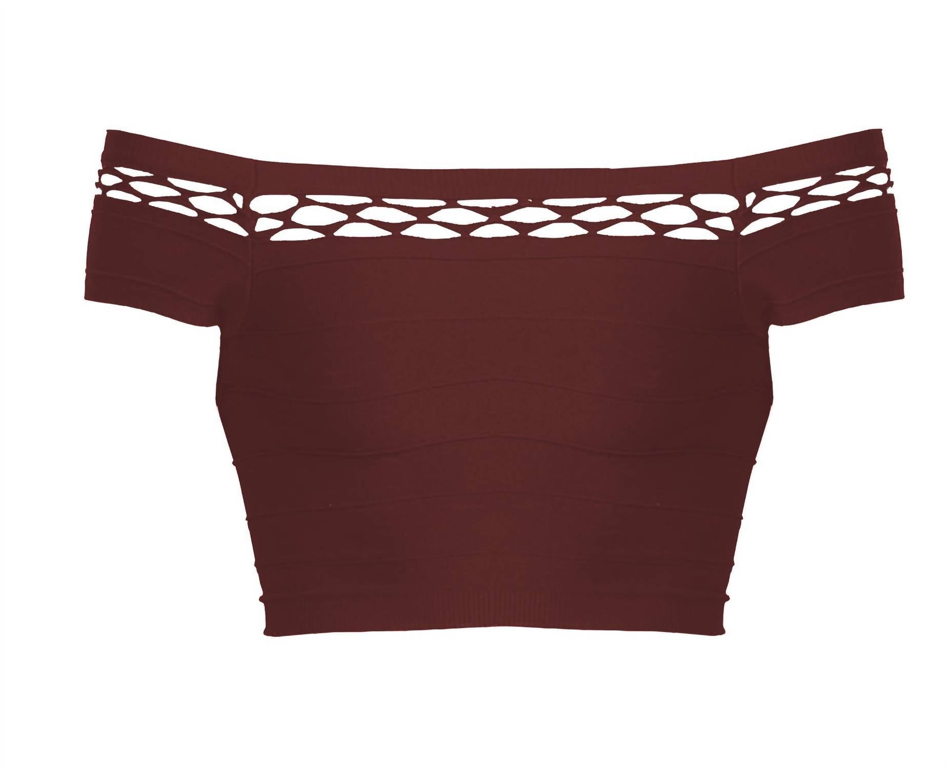 Women The EL Cut Out Crop Top