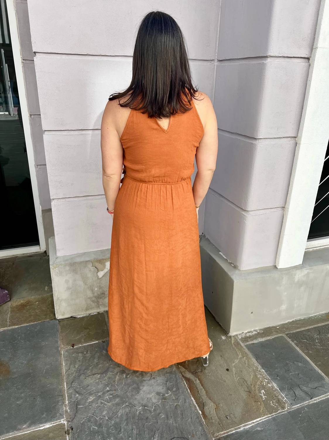 Staccato - Halter Neck Wrap Maxi Dress