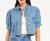 Cinq A Sept - Heatset Roses Halsie Top