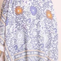 Leto - Touch Of Morocco Tapestry Tassel Boho Kimono Wrap Shawl