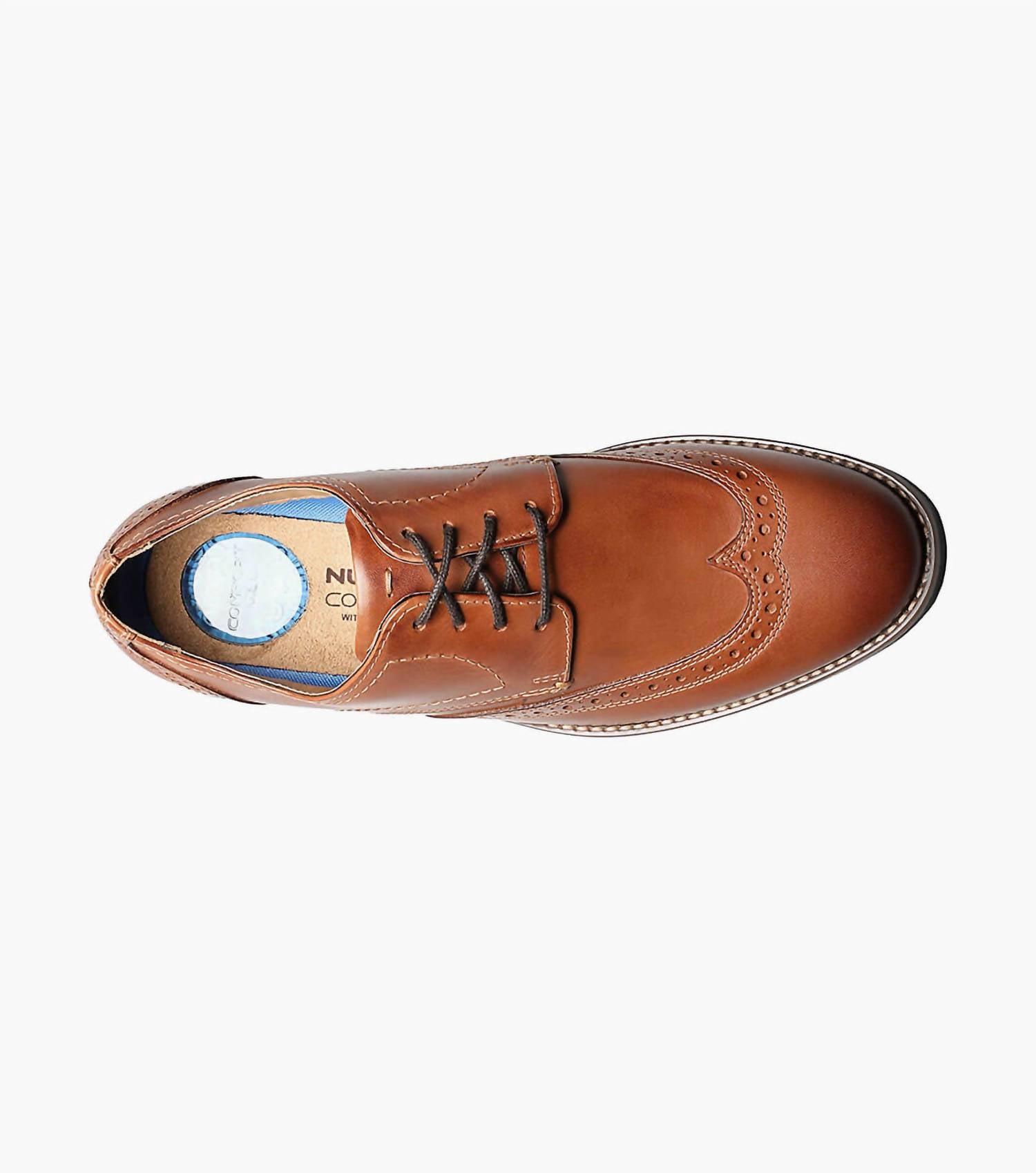 Nunn Bush - Men's Fifth Ward Flex Wingtip Oxford Shoes