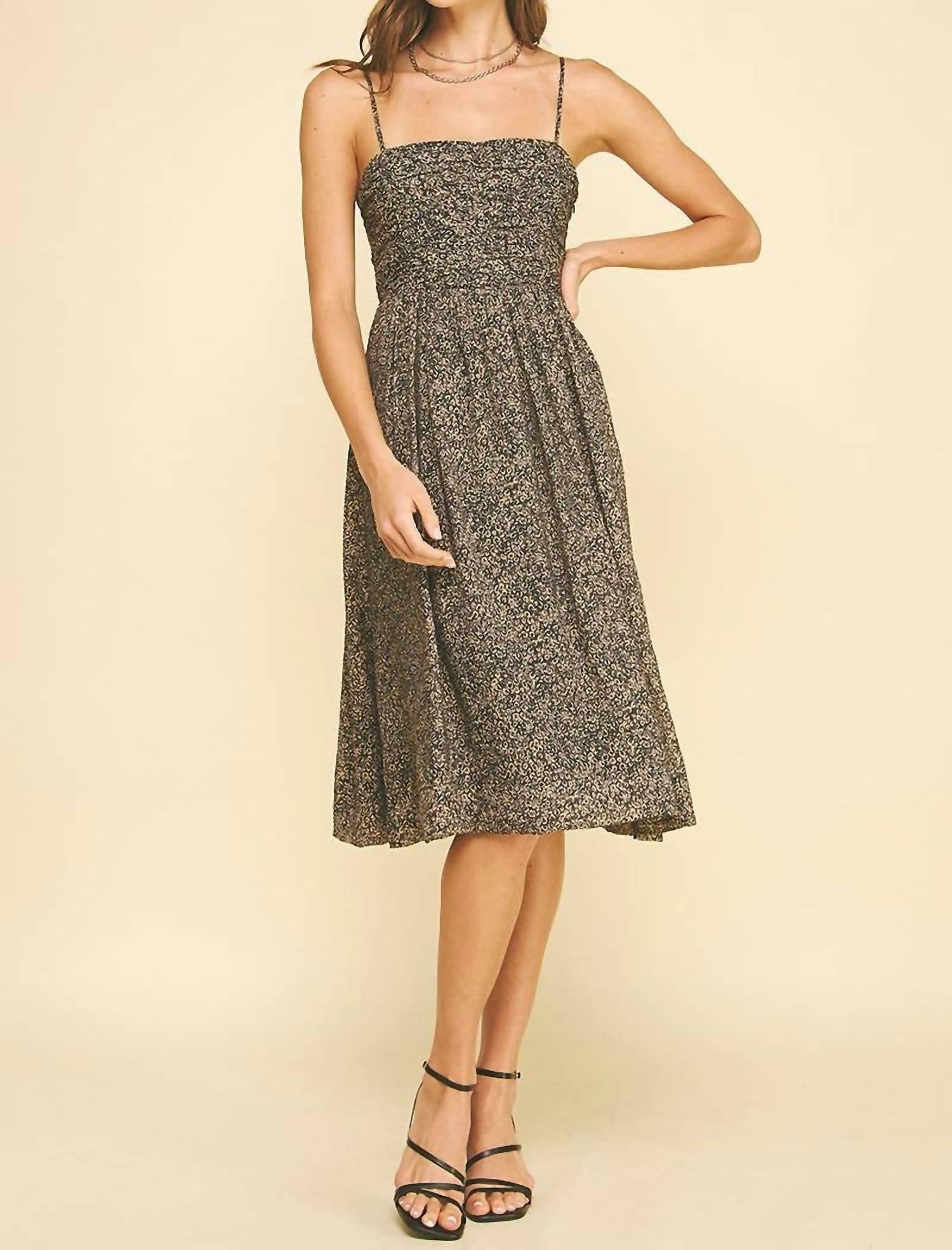 Pinch - Ella Leopard Midi Dress