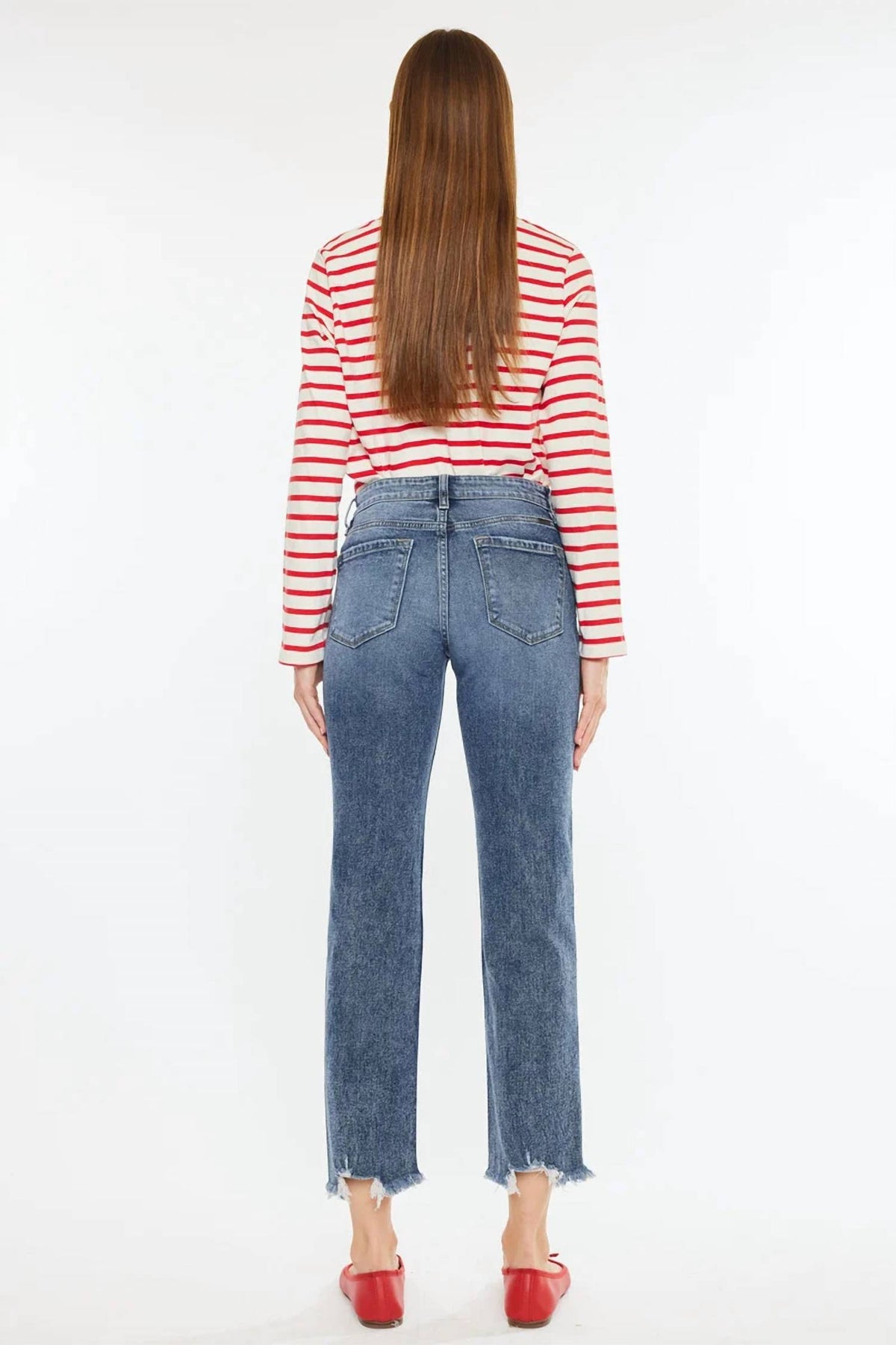 Kancan - Katherine High Rise Slim Straight Jeans
