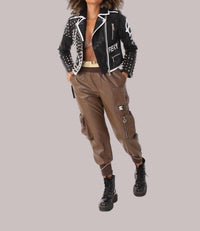 For Her Nyc - Studded Leather Jacket