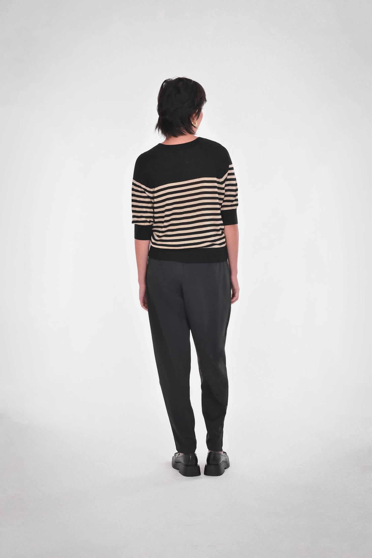 Paper Label - Esme Striped Pullover Sweater