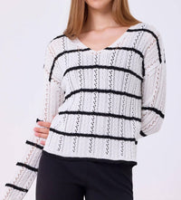 French Kyss - Crochet Long Sleeve Top