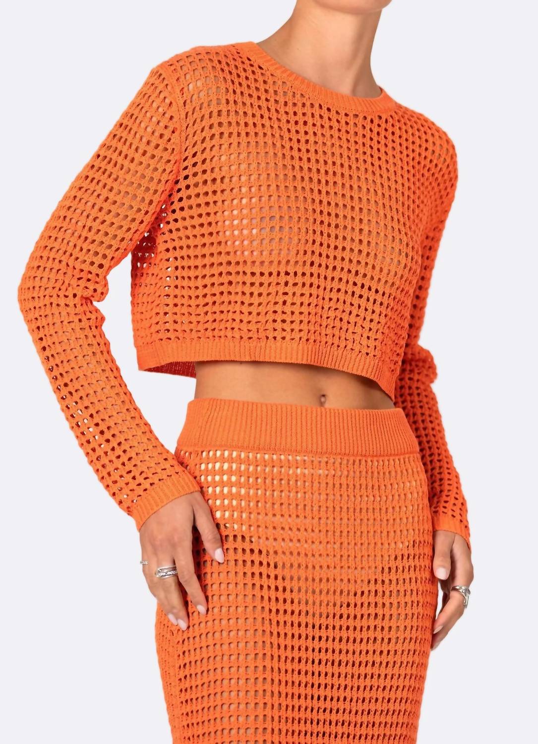 Nonchalant Label - Jovi Long Sleeve Crop Top
