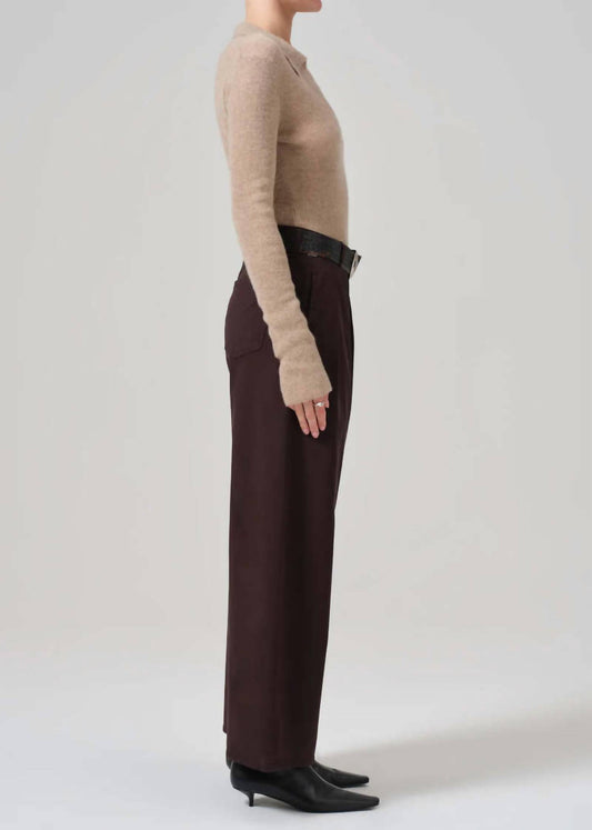 Citizens Of Humanity - Cara Cropped Pleated Trouser