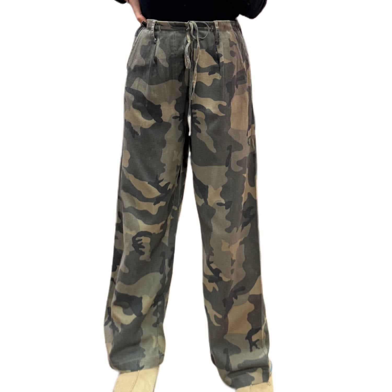Mustard Seed - Camo Pants With Drawstring