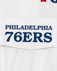 Starter - Men's Philadelphia 76ers Home Team Half-zip Jacket