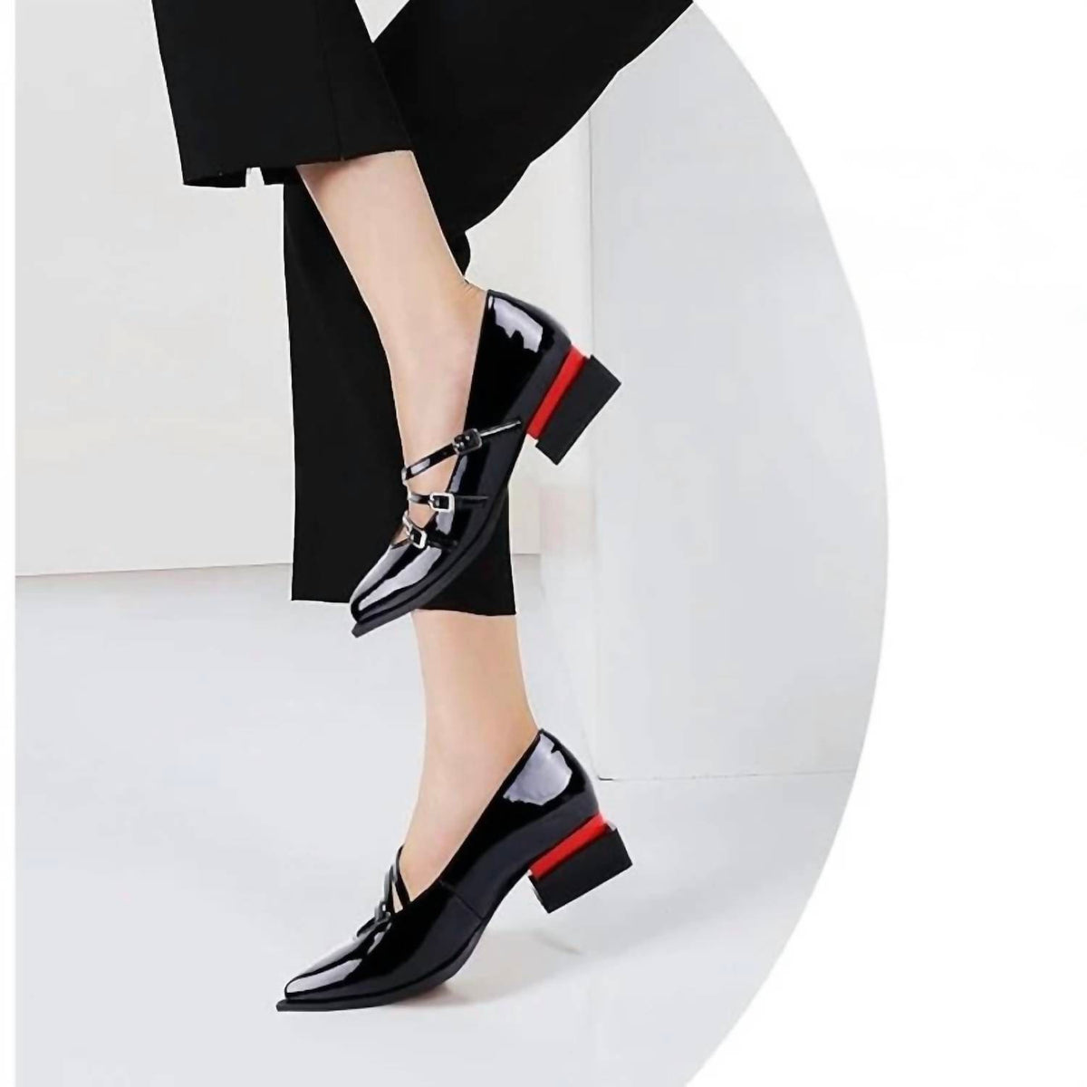 Lingxiaune - Women's Pointed Toe Loafer Dress Shoes