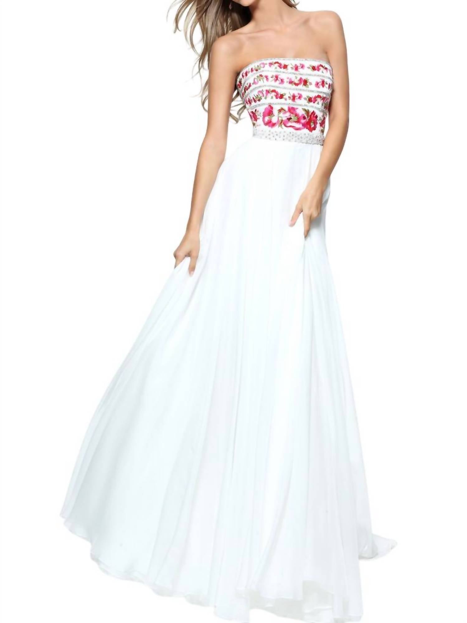 Sherri Hill - Chiffon A-Line Prom Dress