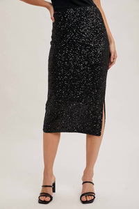 Bluivy - Sequin Midi Skirt