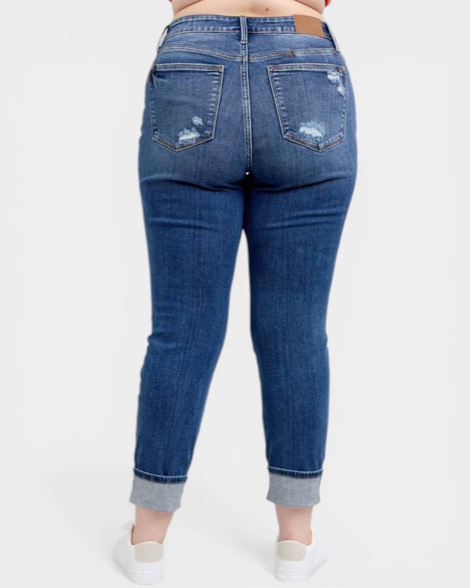Judy Blue - Mid Rise Boyfriend Fit Jeans
