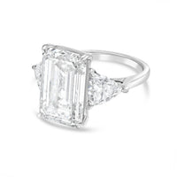 Diana M Jewels - Women's Emerald & Trillion Lab-Grown Diamond Jewelry (12.00 Ct) - Luxe