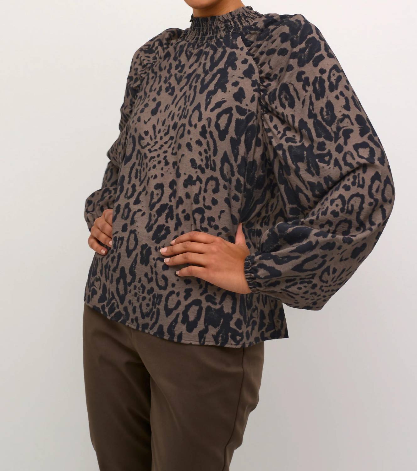 Kaffe - Kajemma Puff Sleeve Print Blouse