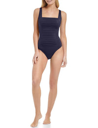 Calvin Klein - Pleated One Piece Swimsuit