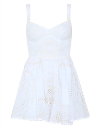 Charo Ruiz - Birdie Sweetheart Neckline Mini Dress