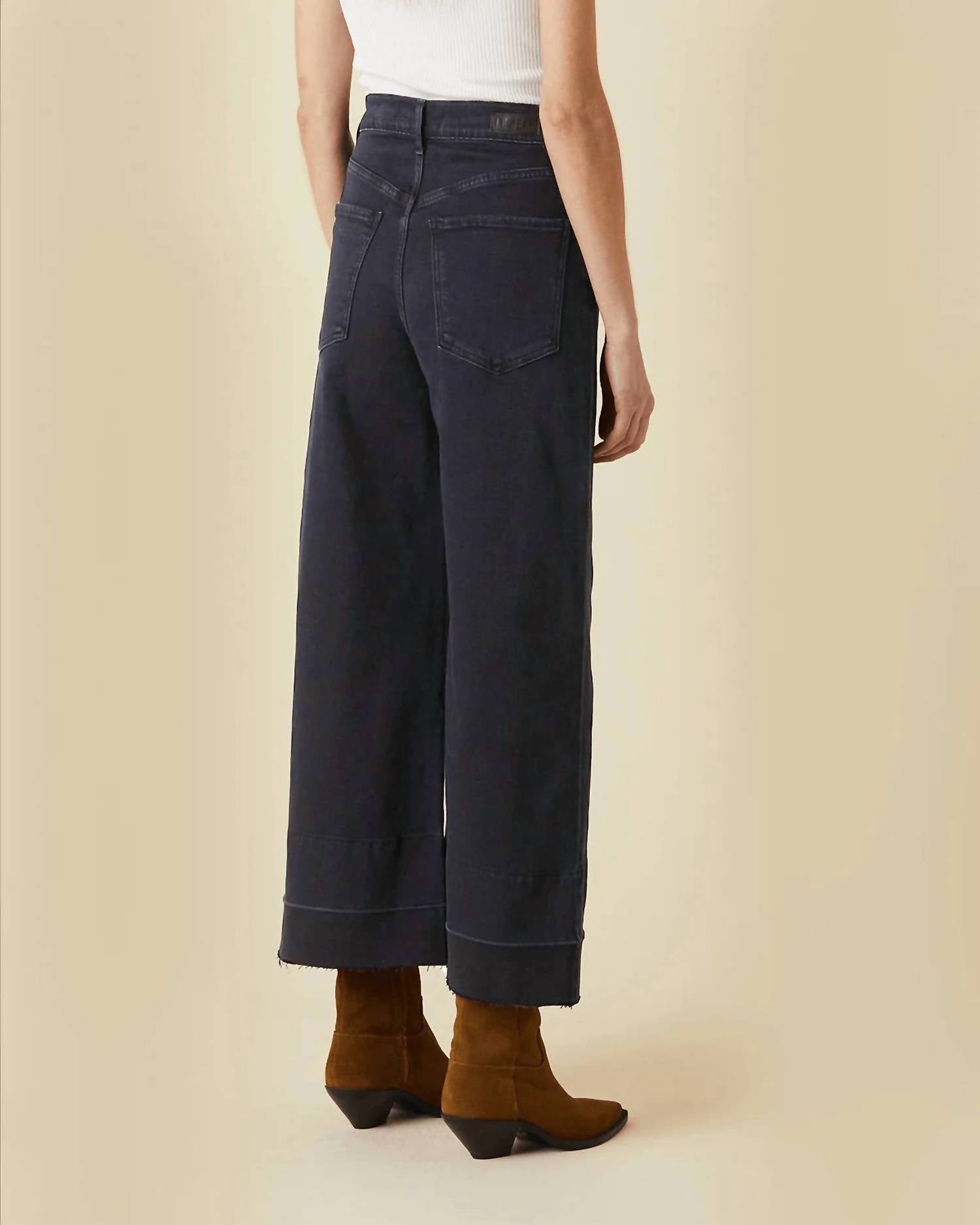 Le Jean - Sophia Wide Leg High Rise Jeans