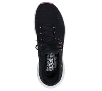Skechers Women's Edgeride-impression Shoes in black pink - women's sneaker - detail view