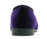 Amali Men's Brad Velvet Loafer in purple - men's loafer - alternate view