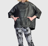 ALEMBIKA Roxy Pullover Top in silver - women's blouse