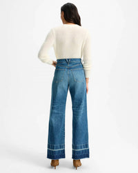 Veronica Beard - Taylor High Rise Wide Leg Jean