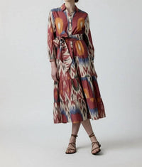 Guadalupe Design - Ariel Ikat Midi Dress