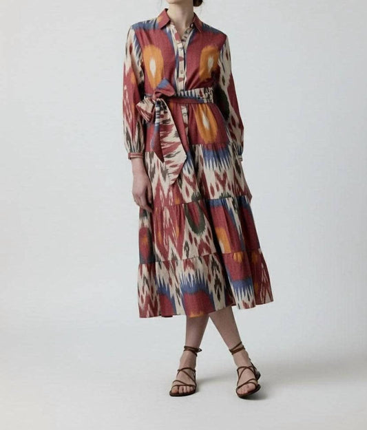 Guadalupe Design - Ariel Ikat Midi Dress