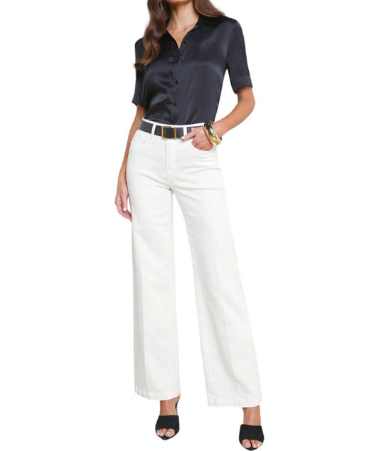 L'Agence - Scottie Wide Leg Jeans