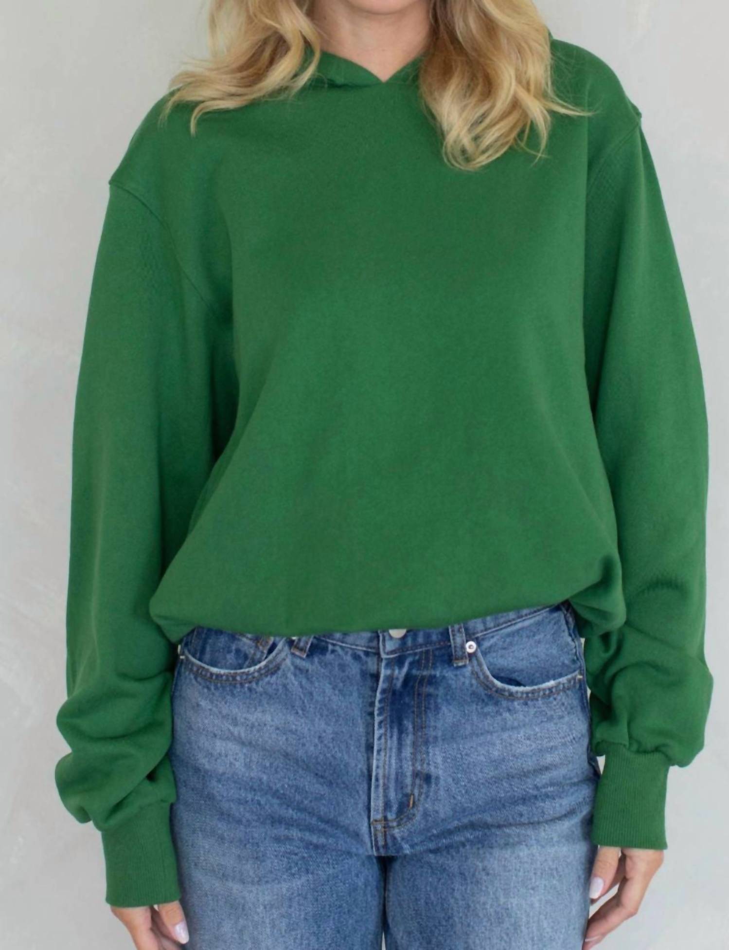 Things Between - Bubble Hem Hoodie Sweatshirt